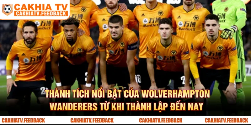 Thành tích nổi bật của Wolverhampton Wanderers từ khi thành lập đến nay